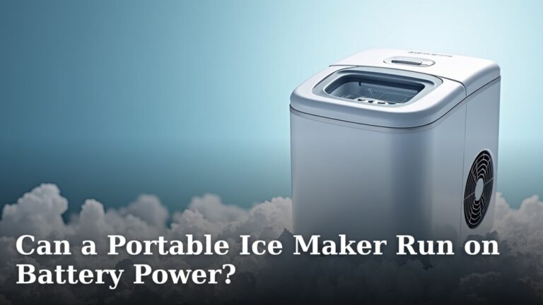 Can a Portable Ice Maker Run on Battery Power?