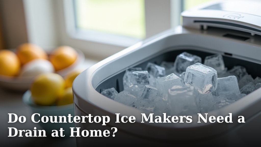 Do Countertop Ice Makers Need a Drain at Home?