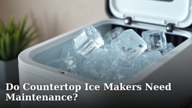 Do Countertop Ice Makers Need Maintenance?