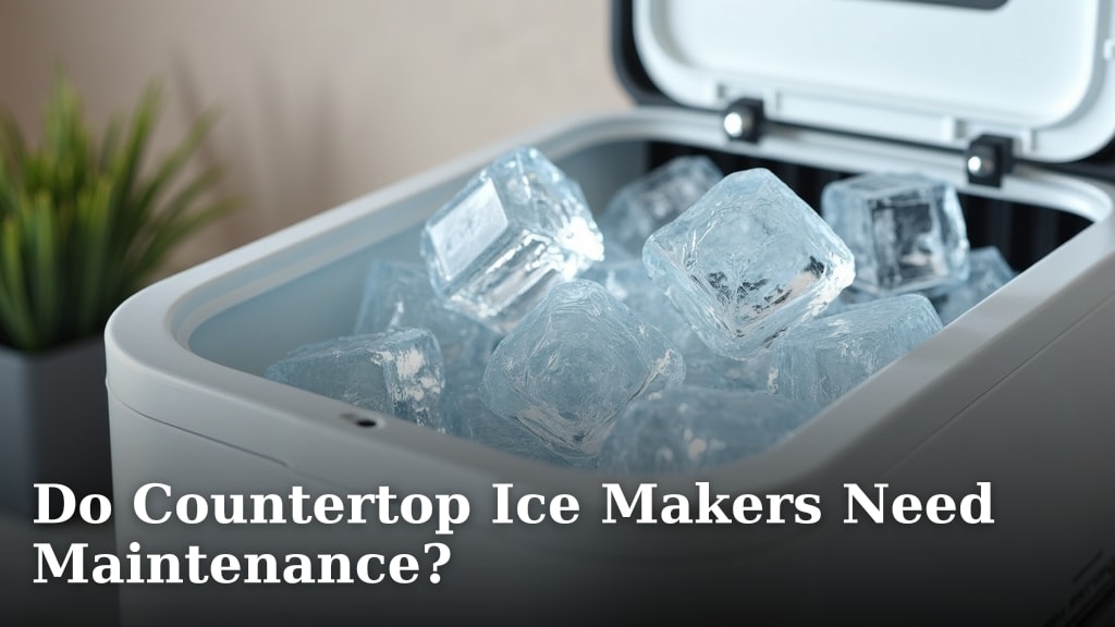 Do Countertop Ice Makers Need Maintenance?