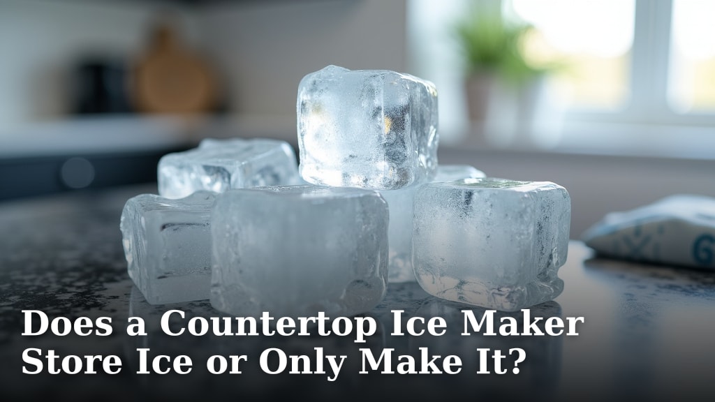 Does a Countertop Ice Maker Store Ice or Only Make It?