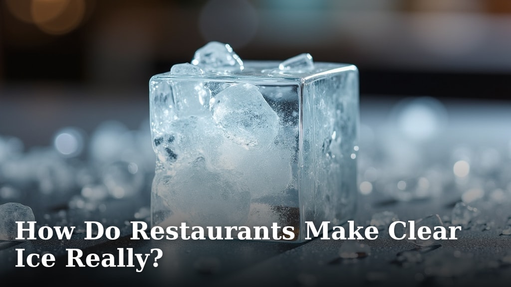 How Do Restaurants Make Clear Ice Really?