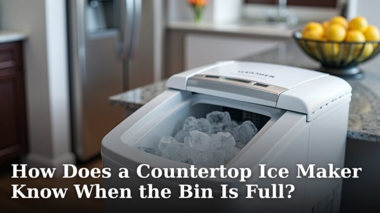 How Does a Countertop Ice Maker Know When the Bin Is Full?