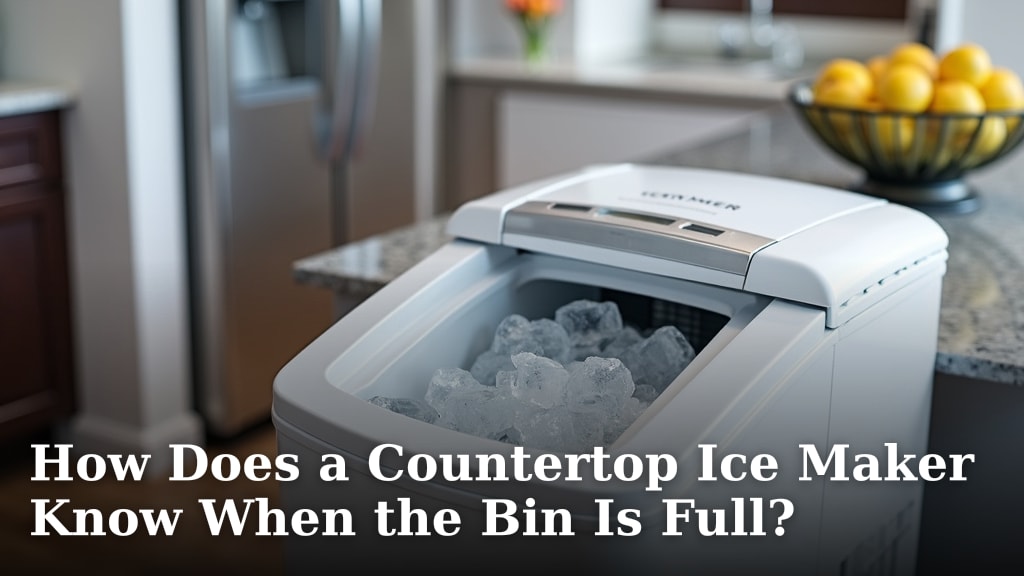 How Does a Countertop Ice Maker Know When the Bin Is Full?