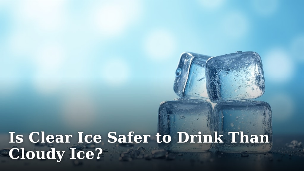 Is Clear Ice Safer to Drink Than Cloudy Ice?