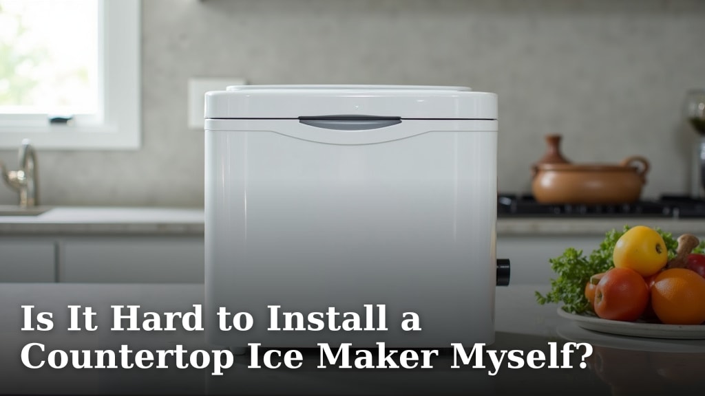 Is It Hard to Install a Countertop Ice Maker Myself?