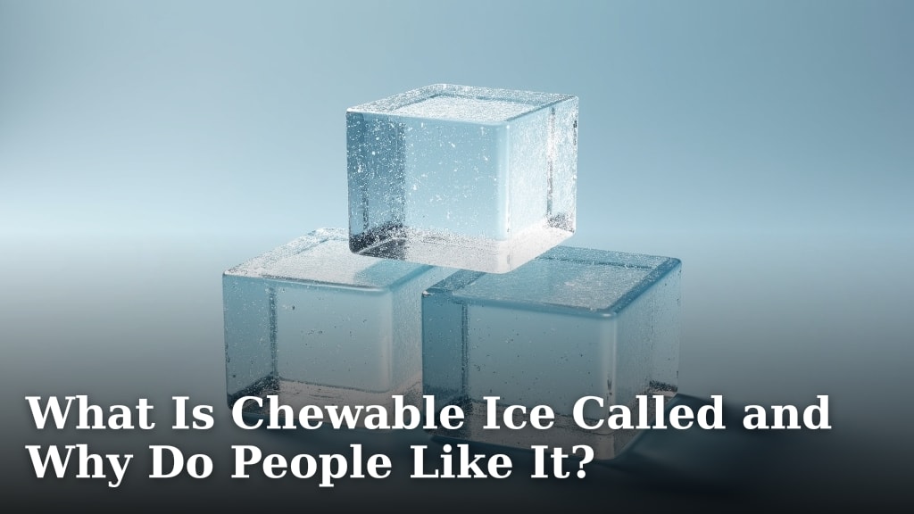 What Is Chewable Ice Called and Why Do People Like It?