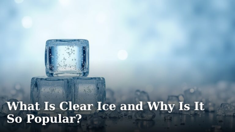 What Is Clear Ice and Why Is It So Popular?