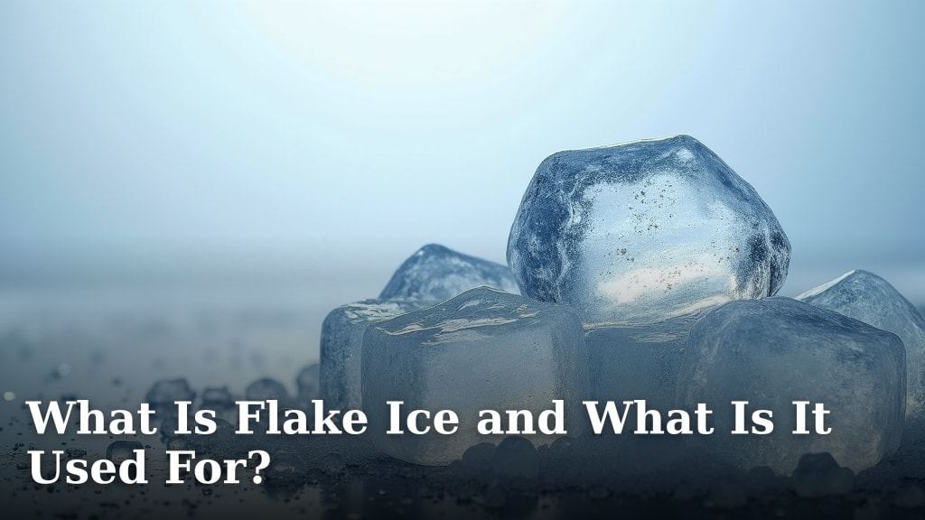 What Is Flake Ice and What Is It Used For?