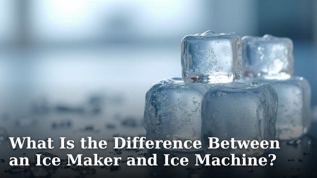 What Is the Difference Between an Ice Maker and Ice Machine?