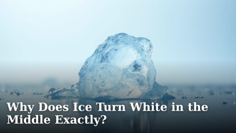 Why Does Ice Turn White in the Middle Exactly?