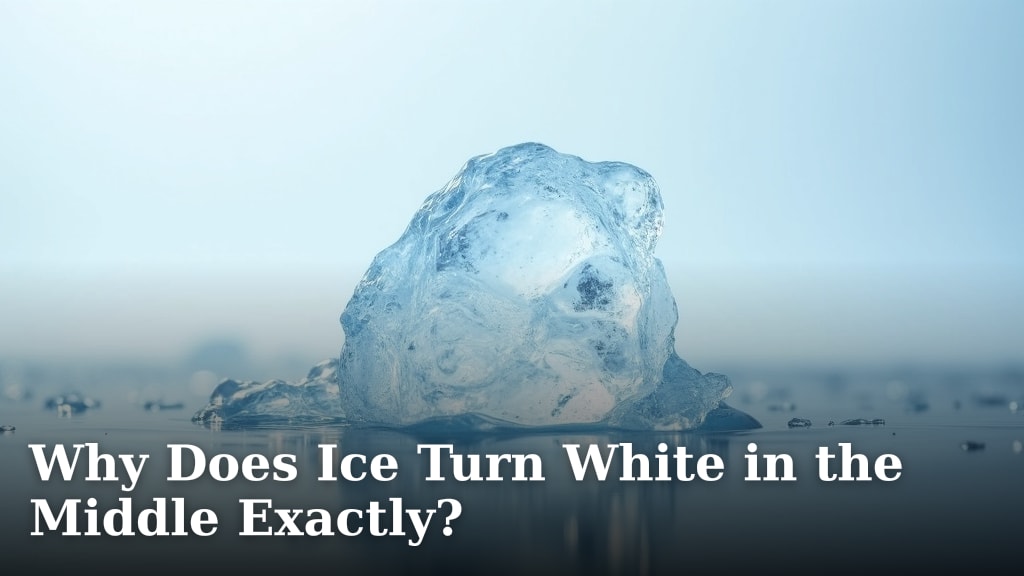 Why Does Ice Turn White in the Middle Exactly?