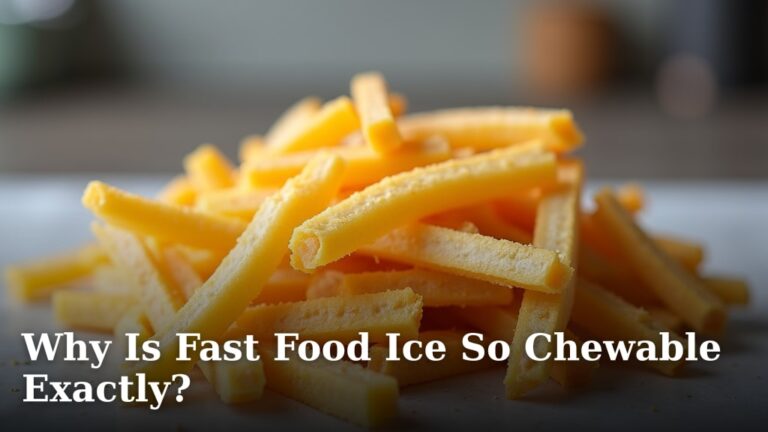 Why Is Fast Food Ice So Chewable Exactly?